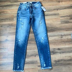 Mid rise ankle skinny KanCan Jeans